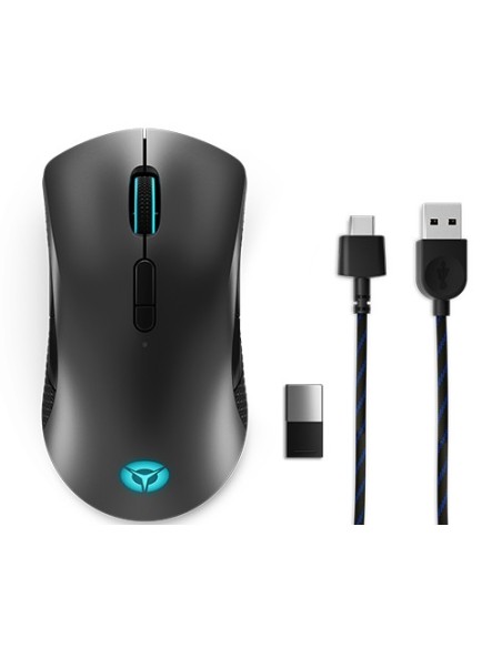 Lenovo Legion M600 Wireless Gaming mouse Ambidestro RF Wireless + Bluetooth + USB Type-A Ottico 16000 DPI