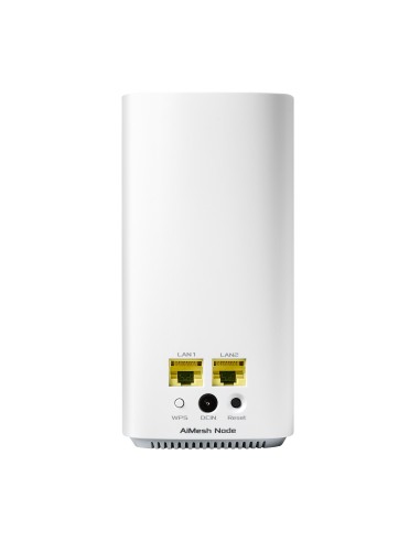 ASUS ZenWiFi AC Mini (CD6) AC1500 router wireless Ethernet Dual-band (2.4 GHz 5 GHz) 4G Bianco