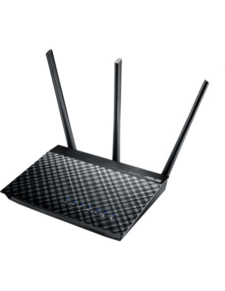 ASUS DSL-AC750 router wireless Gigabit Ethernet Dual-band (2.4 GHz 5 GHz) 4G Nero