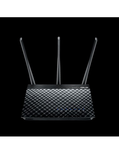 ASUS DSL-AC750 router wireless Gigabit Ethernet Dual-band (2.4 GHz 5 GHz) 4G Nero