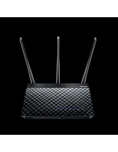 ASUS DSL-AC750 router wireless Gigabit Ethernet Dual-band (2.4 GHz 5 GHz) 4G Nero