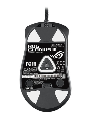 ASUS ROG Gladius III mouse Mano destra USB tipo A Ottico 19000 DPI