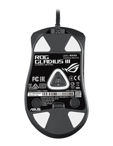 ASUS ROG Gladius III Wireless mouse Mano destra RF Wireless + Bluetooth + USB Type-A Ottico 19000 DPI