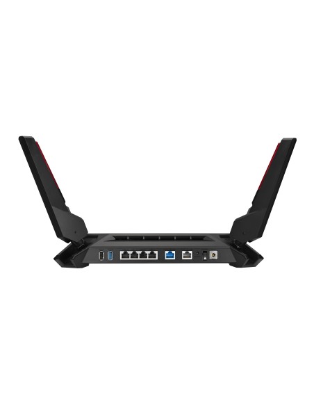 ASUS GT-AX6000 AiMesh router wireless Gigabit Ethernet Dual-band (2.4 GHz 5 GHz) 4G Nero