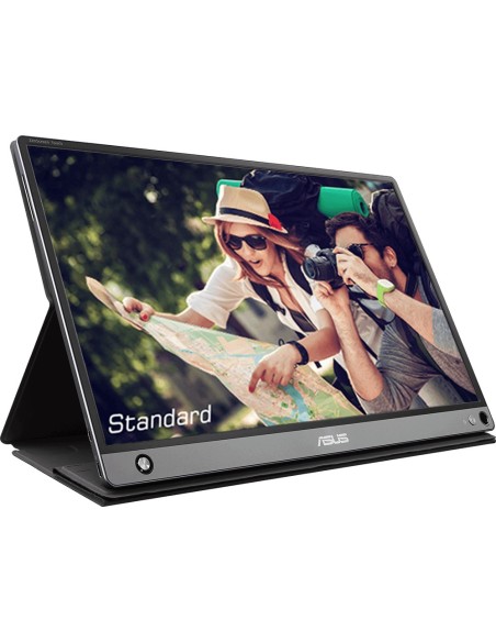 ASUS MB16AMT 39,6 cm (15.6") 1920 x 1080 Pixel Full HD LED Touch screen Multi utente Nero, Grigio