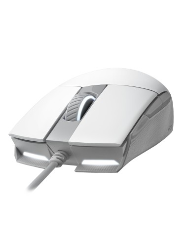 ASUS ROG Strix Impact II Moonlight White mouse Ambidestro USB tipo A Ottico 6200 DPI