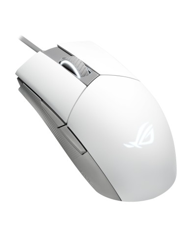 ASUS ROG Strix Impact II Moonlight White mouse Ambidestro USB tipo A Ottico 6200 DPI