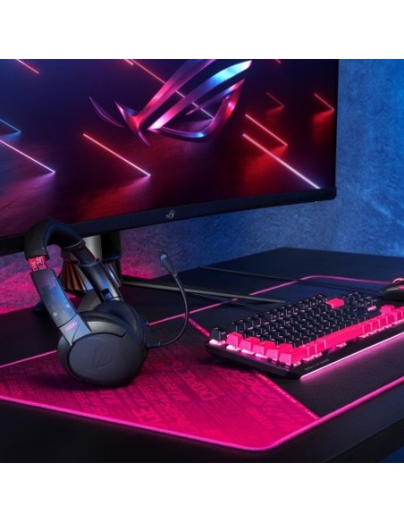 ASUS ROG Strix Go 2.4 Electro Punk Auricolare Con cavo e senza cavo A Padiglione Giocare Bluetooth Nero