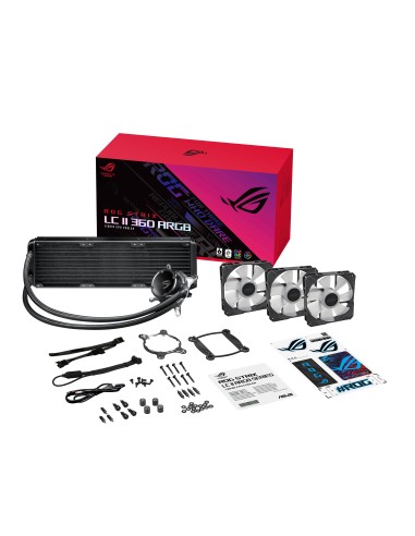ASUS ROG STRIX LC II 360 ARGB Processore Raffreddatore di liquidi tutto in uno 12 cm Nero