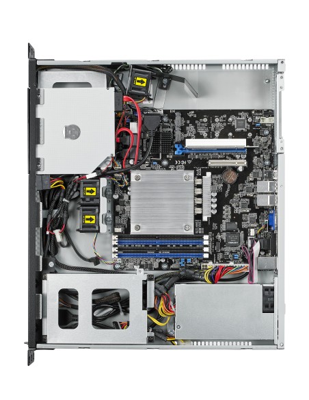 ASUS RS100-E10-PI2 Intel C242 LGA 1151 (Presa H4) Rack (1U) Nero, Metallico