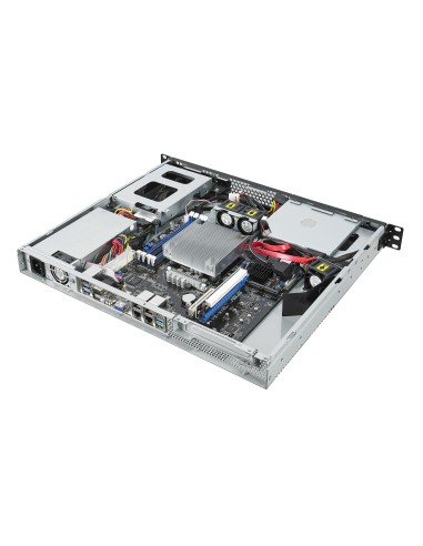 ASUS RS100-E10-PI2 Intel C242 LGA 1151 (Presa H4) Rack (1U) Nero, Metallico
