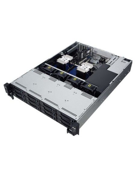 ASUS RS520-E9-RS12-E Intel® C621 LGA 3647 (Socket P) Armadio (2U) Nero, Acciaio inossidabile