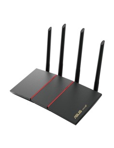 ASUS RT-AX55 router wireless Gigabit Ethernet Dual-band (2.4 GHz 5 GHz) 4G Nero