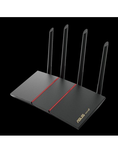 ASUS RT-AX55 router wireless Gigabit Ethernet Dual-band (2.4 GHz 5 GHz) 4G Nero