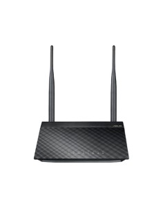 ASUS RT-N12E C1 N300 router wireless Fast Ethernet Banda singola (2.4 GHz) 4G Nero, Metallico