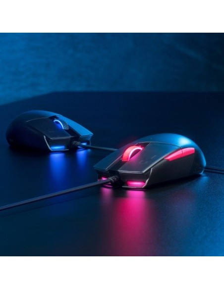 ASUS ROG Strix Impact II Electro Punk mouse USB tipo A Ottico 6200 DPI