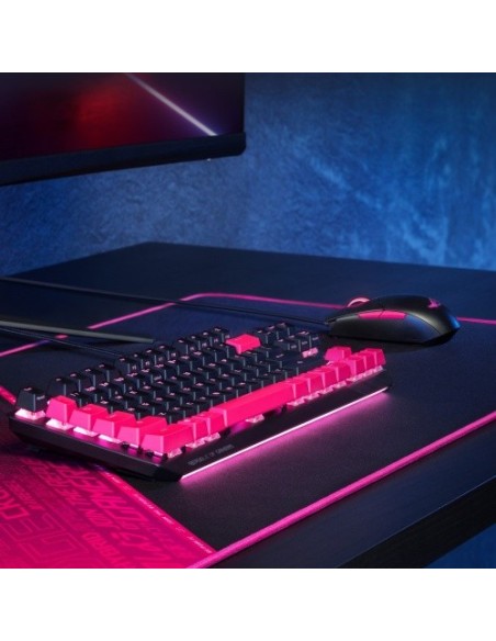 ASUS ROG Strix Impact II Electro Punk mouse USB tipo A Ottico 6200 DPI