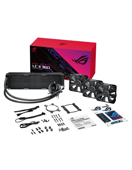ASUS ROG STRIX LC II 360 Processore Kit di raffreddamento a liquido 12 cm Nero
