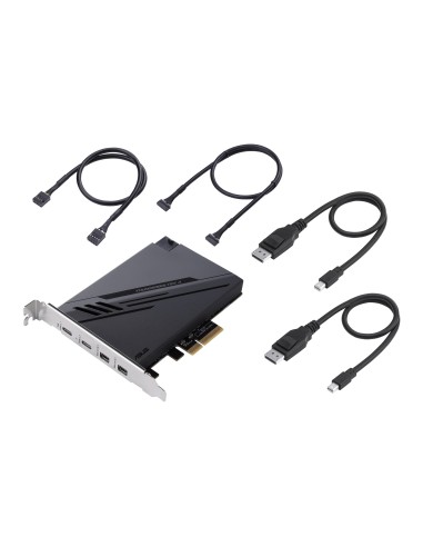 ASUS ThunderboltEX 4 scheda di interfaccia e adattatore Interno Mini DisplayPort, PCIe, Thunderbolt, USB 2.0, USB 3.2 Gen 2