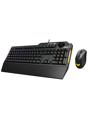 ASUS TUF Gaming Combo K1&M3 tastiera Mouse incluso USB QWERTY Italiano Nero, Grigio