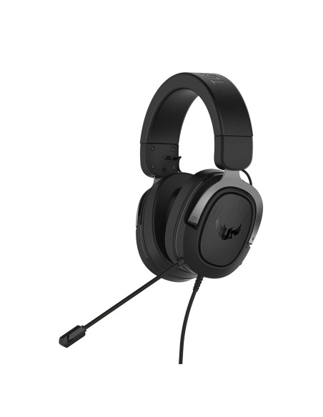 ASUS TUF Gaming H3 Auricolare Cablato A Padiglione Giocare Nero, Grigio