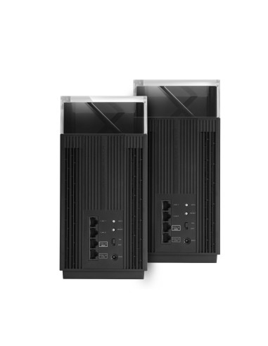 ASUS ZenWiFi Pro XT12 (2-PK) router wireless Gigabit Ethernet Banda tripla (2.4 GHz 5 GHz 5 GHz) Nero