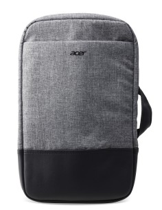 Acer NP.BAG1A.289 borsa per notebook 35,6 cm (14") Zaino Nero, Grigio