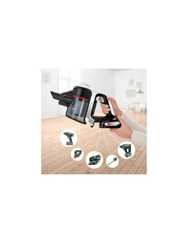 Bosch Serie 6 BCS61BAT2 aspirapolvere senza filo Nero, Bianco Senza sacchetto