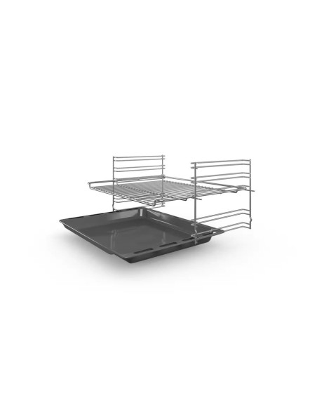Bosch Serie 2 HBF011BR0 forno 66 L 3300 W A Nero, Acciaio inossidabile