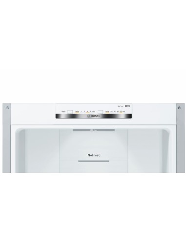 Bosch Serie 4 KGN36VLED frigorifero con congelatore Libera installazione 326 L E Acciaio inossidabile