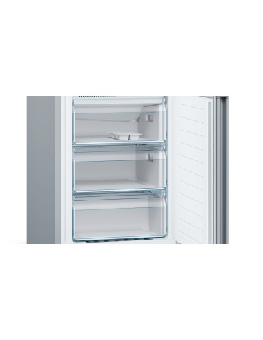 Bosch Serie 4 KGN36VLED frigorifero con congelatore Libera installazione 326 L E Acciaio inossidabile