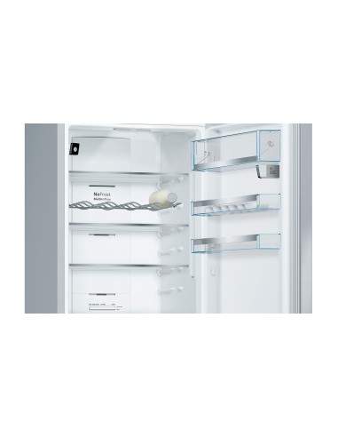 Bosch Serie 6 KGN39HIEP frigorifero con congelatore Libera installazione 368 L E Acciaio inossidabile