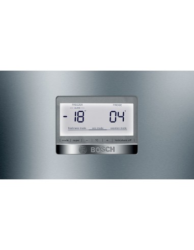 Bosch Serie 6 KGN39HIEP frigorifero con congelatore Libera installazione 368 L E Acciaio inossidabile