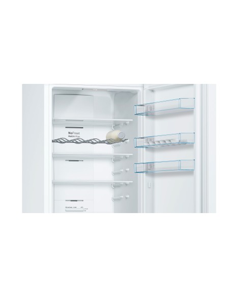 Bosch Serie 4 KGN39VWEQ frigorifero con congelatore Libera installazione 368 L E Bianco