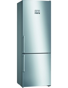 Bosch Serie 6 KGN49AIDP frigorifero con congelatore Libera installazione 438 L D Acciaio inossidabile