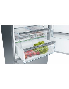 Bosch Serie 6 KGN49AIDP frigorifero con congelatore Libera installazione 438 L D Acciaio inossidabile 2