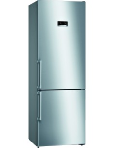 Bosch Serie 4 KGN49XIDP frigorifero con congelatore Libera installazione 438 L D Acciaio inossidabile