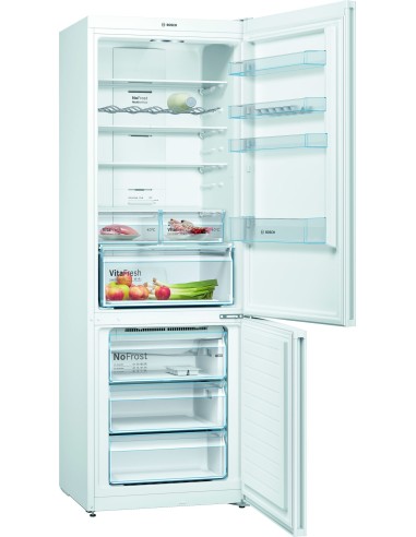 Bosch Serie 4 KGN49XWEA frigorifero con congelatore Libera installazione 438 L E Bianco