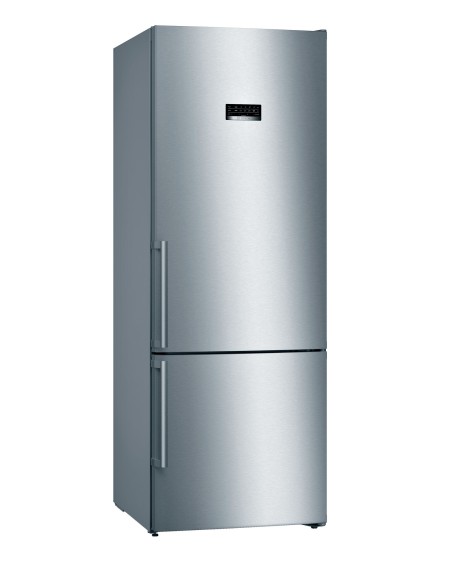 Bosch Serie 4 KGN56XIEP frigorifero con congelatore Libera installazione 508 L E Acciaio inossidabile