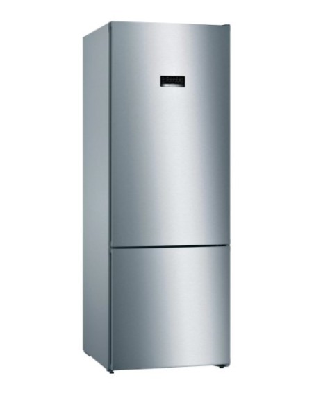 Bosch Serie 4 KGN56XLEA frigorifero con congelatore Libera installazione 508 L E Acciaio inossidabile