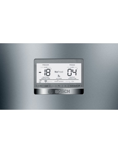Bosch Serie 6 KGN86AIDP frigorifero con congelatore Libera installazione 631 L D Acciaio inossidabile