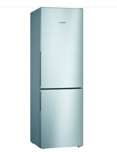 Bosch Serie 4 KGV362LEAS frigorifero con congelatore Libera installazione 308 L E Acciaio inossidabile