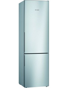 Bosch Serie 4 KGV39VLEAS frigorifero con congelatore Libera installazione 343 L E Acciaio inossidabile