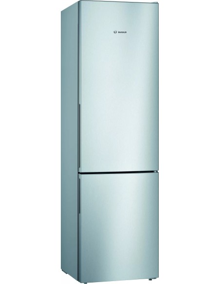 Bosch Serie 4 KGV39VLEAS frigorifero con congelatore Libera installazione 343 L E Acciaio inossidabile