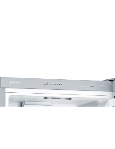 Bosch Serie 4 KGV39VLEAS frigorifero con congelatore Libera installazione 343 L E Acciaio inossidabile