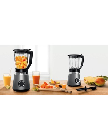 Bosch MMB6172S frullatore Frullatore da tavolo 1200 W Nero, Acciaio inossidabile
