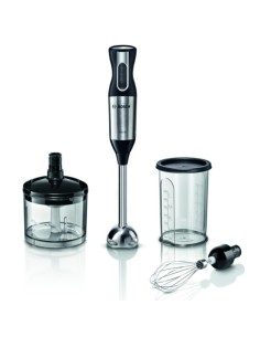 Bosch ErgoMixx MS6CM4150 frullatore Frullatore ad immersione 800 W Nero, Acciaio inossidabile