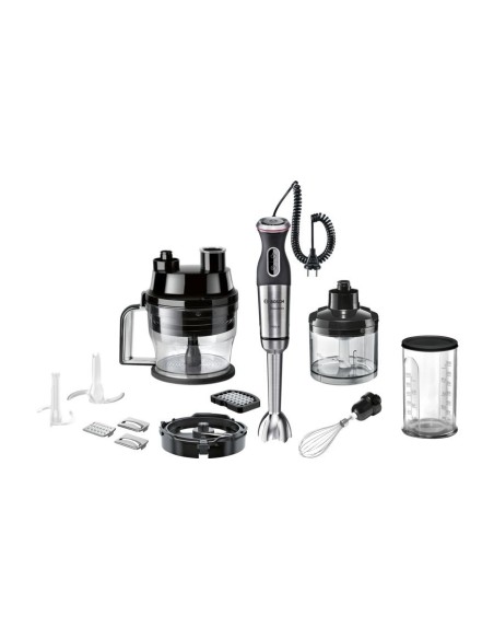 Bosch MS8CM61X1 frullatore 1,25 L Frullatore ad immersione 1000 W Nero, Acciaio inossidabile