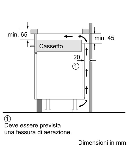 Bosch Serie 4 PUE611BB5J piano cottura Nero Da incasso 59.2 cm Piano cottura a induzione 4 Fornello(i)