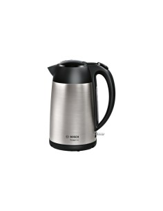 Bosch TWK3P420 bollitore elettrico 1,7 L 2400 W Nero, Acciaio inossidabile